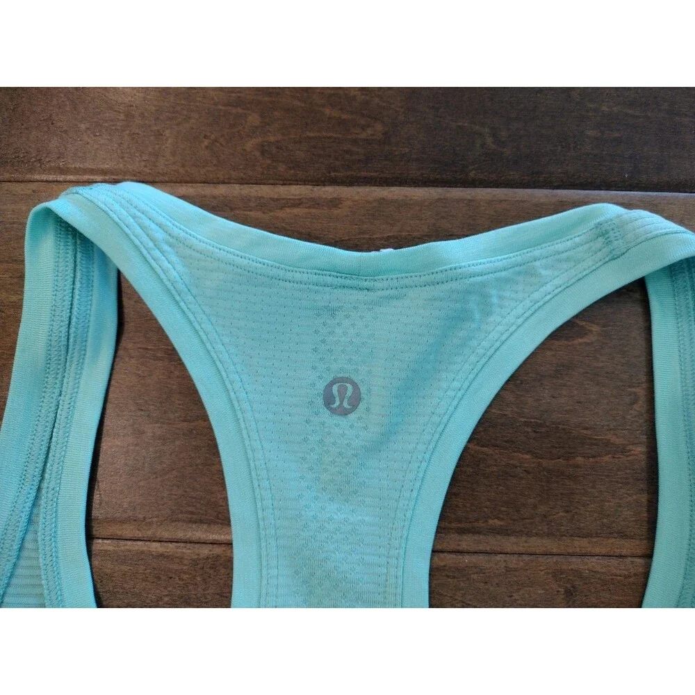 LULULEMON Women's EEUC Swiftly Tech mint green racerback tank top - 10